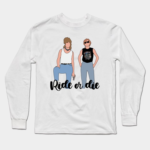 ride or die Long Sleeve T-Shirt by aluap1006